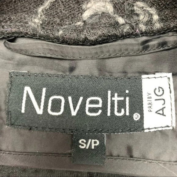 NOVELTI Open Throw Collared Coat size small - Picture 3 of 9